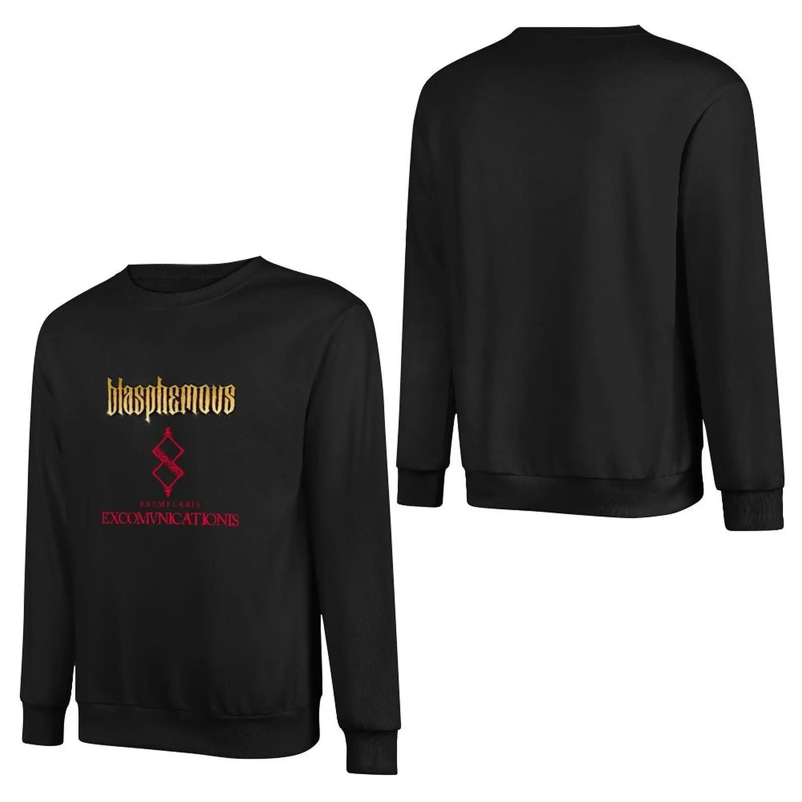 Blasphemous - Exemplaris Excomvnicationis Pullover Hoodie graphic t shirts men anime clothes sweatshirts for men