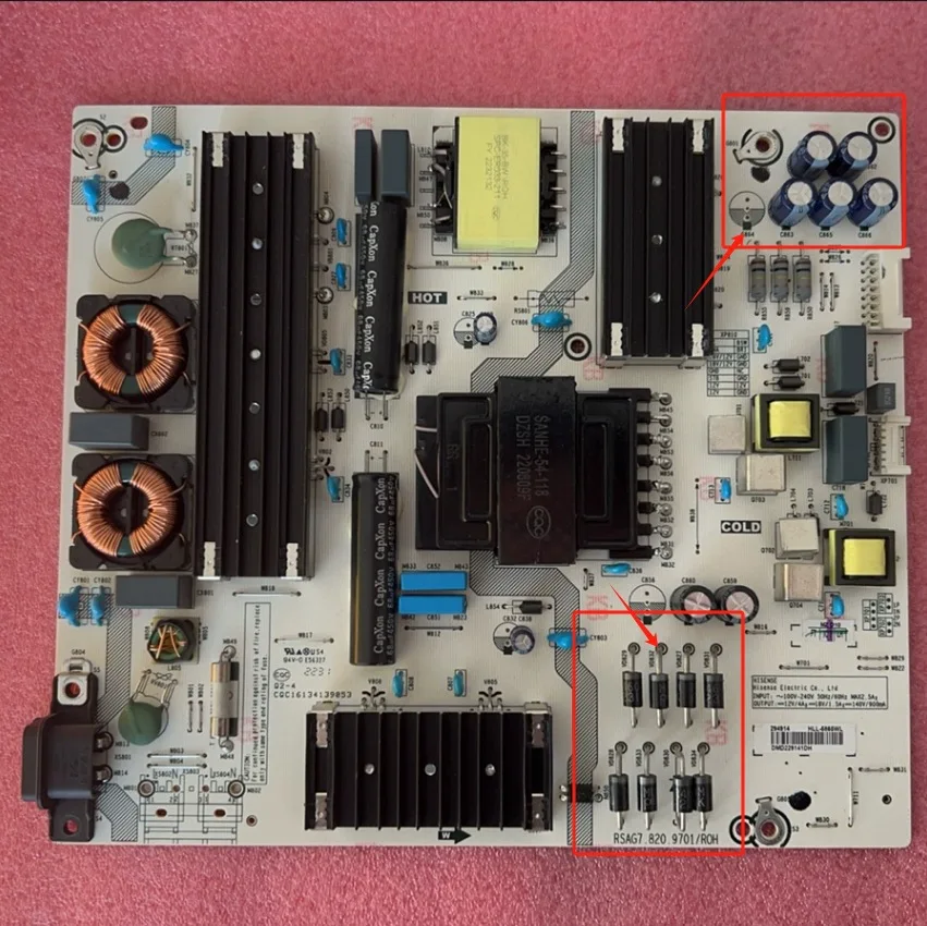 

75E3F 70E3D 65A6G Морской буктер 70V1F-S 70E3D-PR0 плата питания RSAG7.820.9701