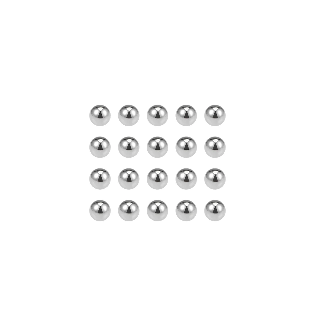 

uxcell Precision Balls 1/4" Solid Chrome Steel G10 for Ball Bearing Keychain Wheel 50pcs