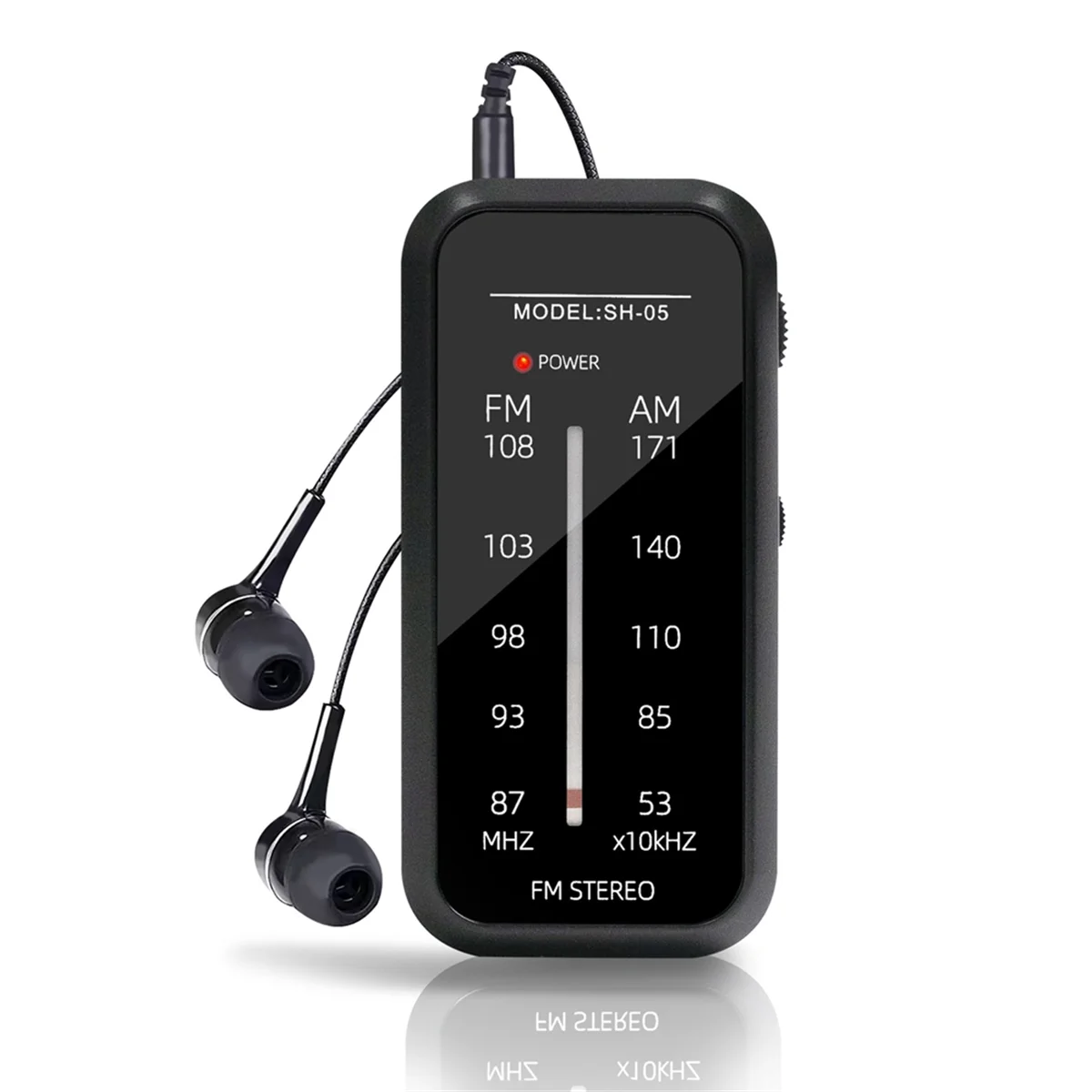 POP-lMini Radio Tragbare Walkman Radios AM FM Hand Stereo Radio FM87-108MHz MP3 Musik Player mit