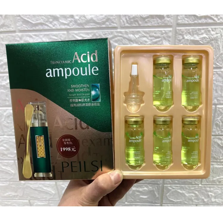 10mlx5pc cosméticos coreanos esencia antiarrugas de alta gama, absorción rápida, líquido antiarrugas hidratante juvenil