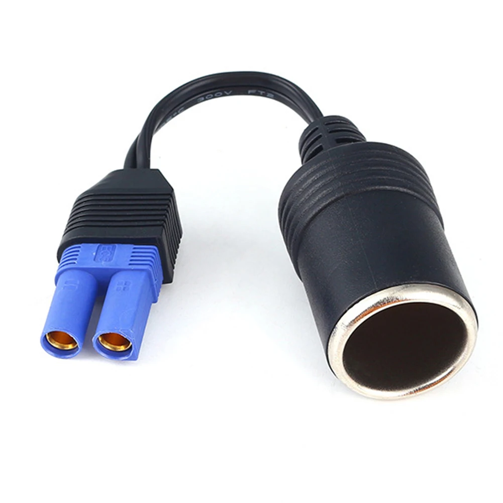 12V Portable EC5 Cigarette Lighter Socket Adapter Connector for 12V Car Battery Booster Car Jump Starter Auto USB Charger