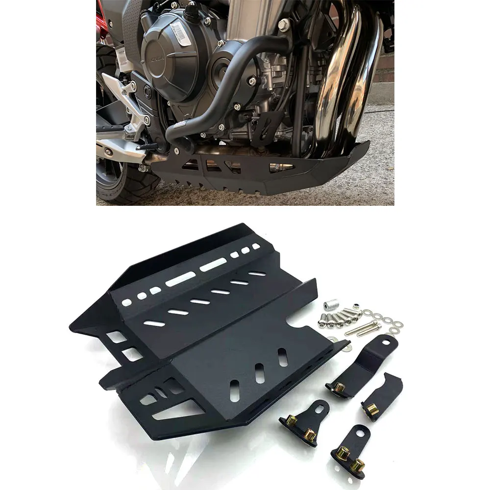 

Motorcycle Accessories Chassis Plates Mud Guard Skid Engine Base Protector Cover For HONDA CB500X CB400X CB 500X 400X 2019-2021