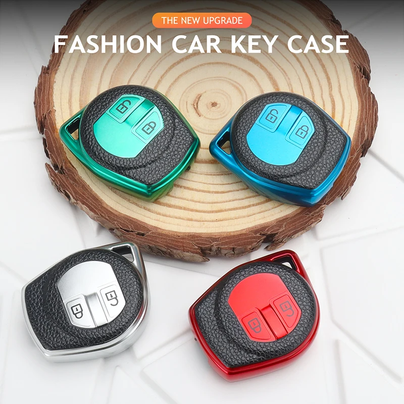 

Tpu Car Key Case for Suzuki Jimny Swift Vitara Ignis SX4 Liana Alto Esteem Ciaz Baleno Key Cover Holder Shell Car Accessories