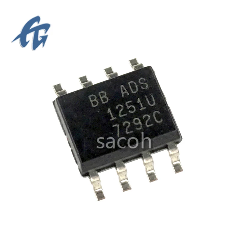 New Original 2Pcs 1251U ADS1251U SOP-8 Low Power Analog-to-digital Converter Chip IC Integrated Circuit Good Quality