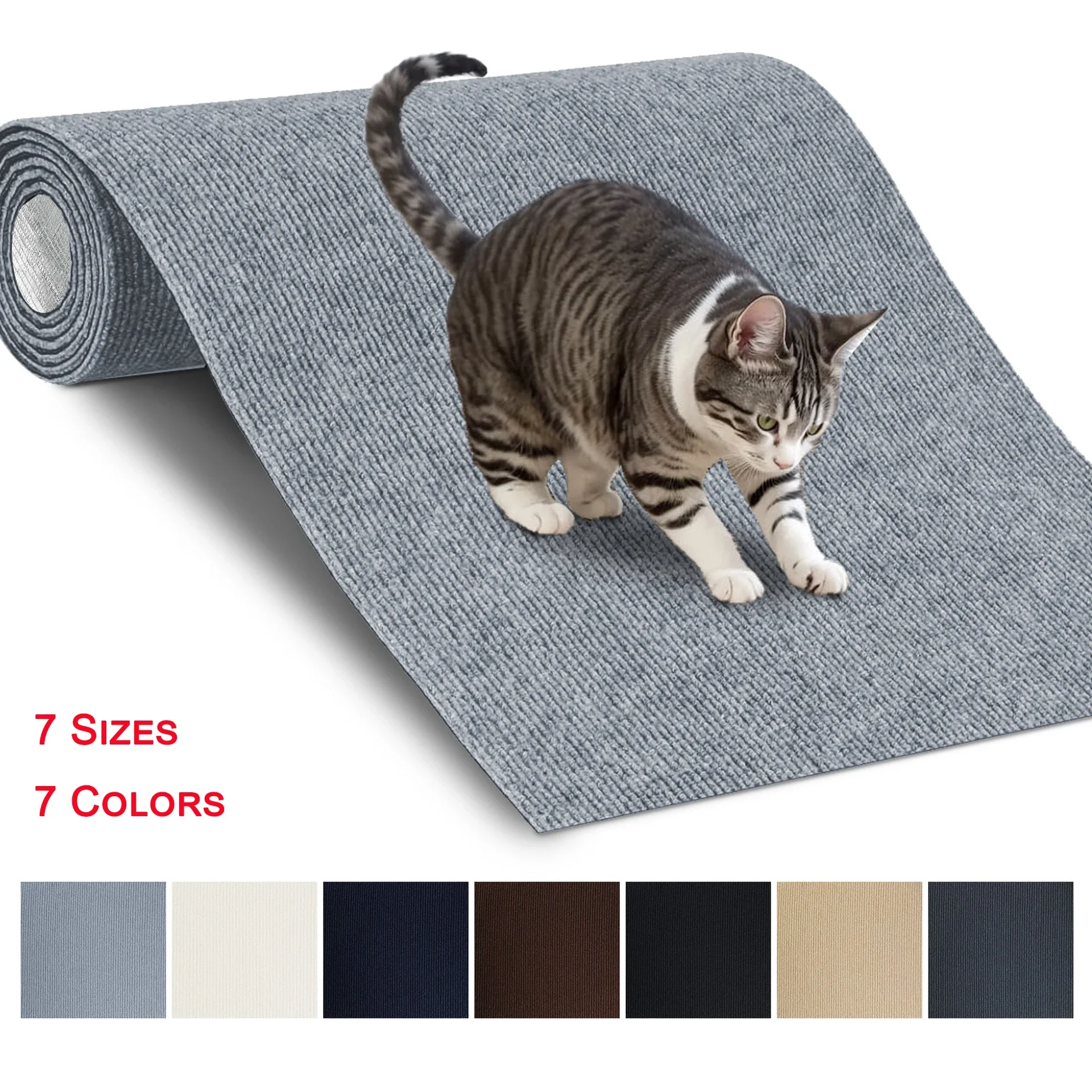 Self Adhesive Cat Scratch Furniture Protector Cat Scratch Deterrent Carpet for Couch Sofa Cat Tree Wall Protector from Cat Claws