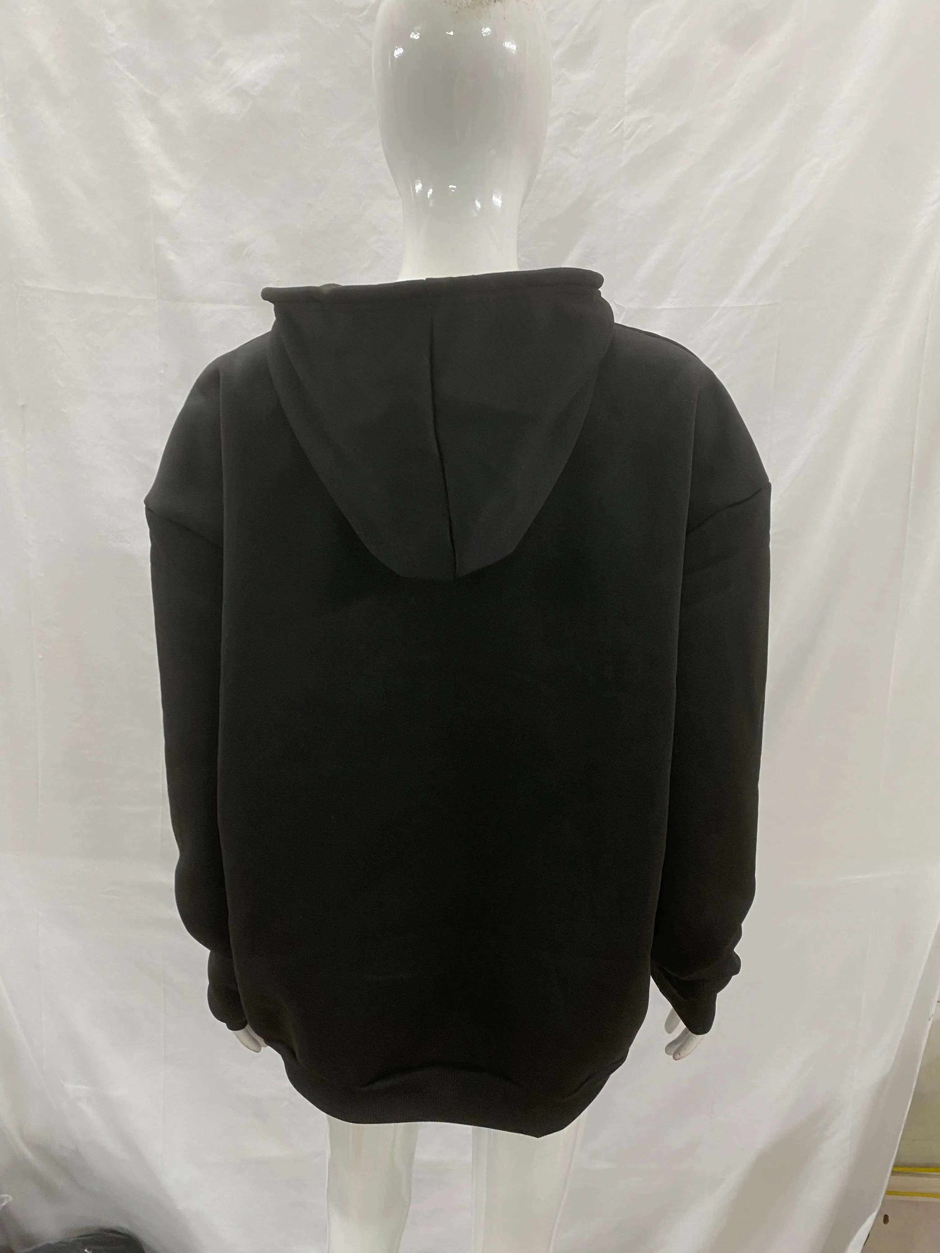 ريترو 2000 القوطية موضة الشارع الاتجاه شخصية طباعة كنزة قطيفة هوديي Y2k الخريف/الشتاء Harajuku ins للجنسين #4