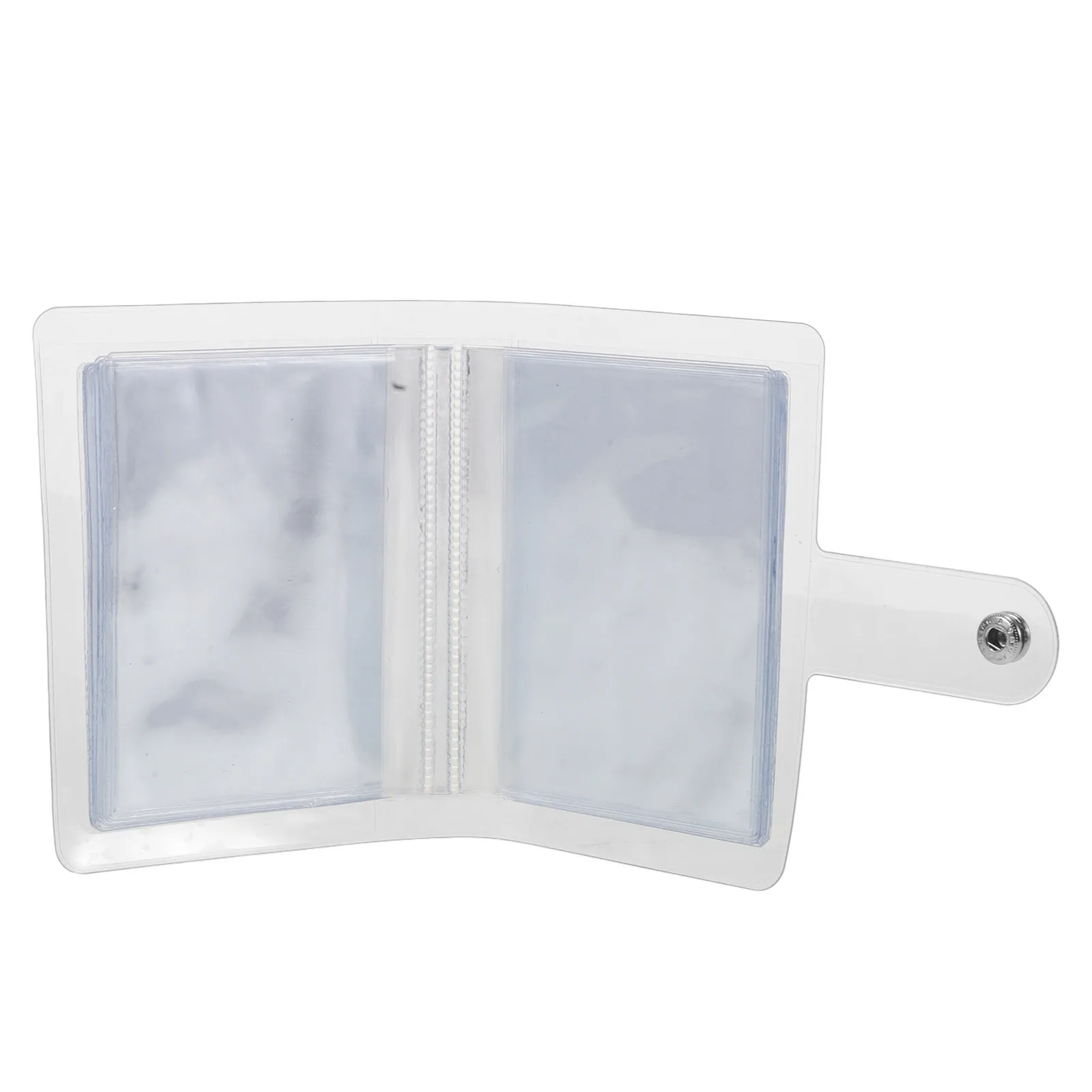 

Portable Mini PVC Photo Album Card Holder Book Small Clear Storage Travel Postcard Holder Picture Collection Album