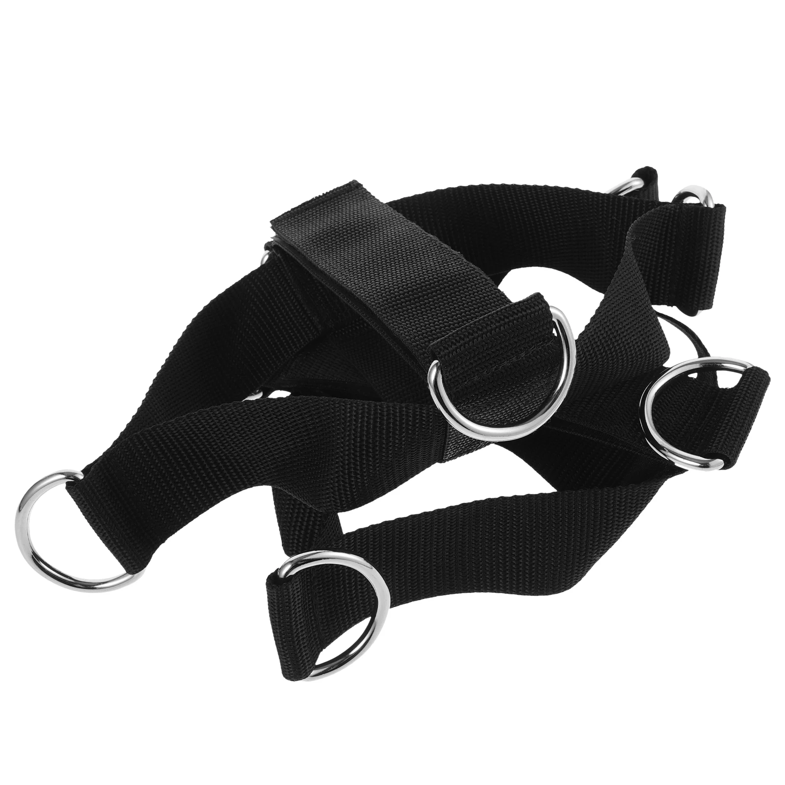 

Black Ankle Straps Cable Machines Adjustable Belt Foot Ankles Attachment Leg Straps Wear Resistant Material