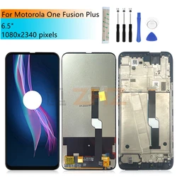 For Motorola One Fusion Plus LCD Display Touch Screen Digitizer Assembly For Moto One Fusion+ Display Replacement Parts