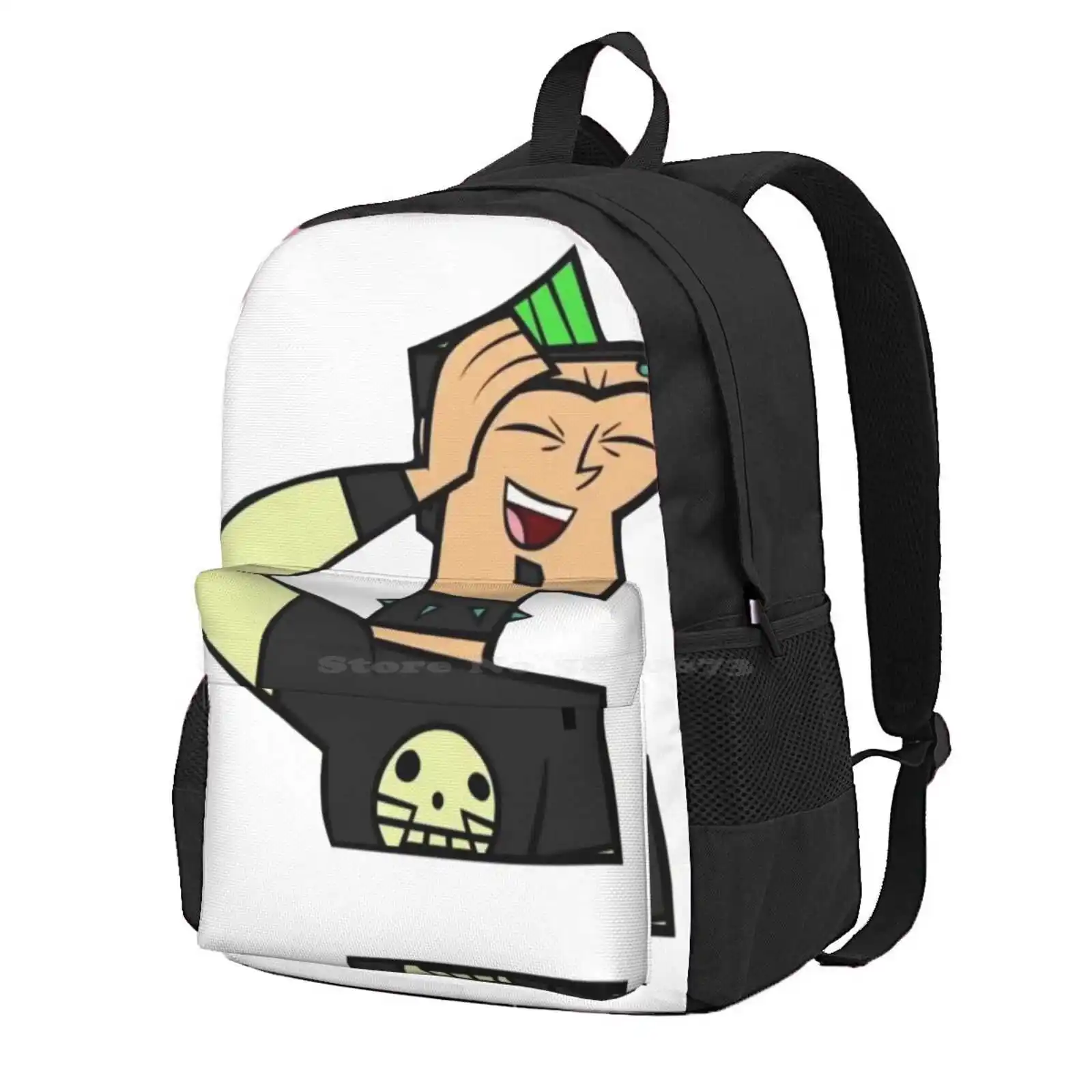 Duncan - Total Drama Hot Sale Schoolbag Backpack Fashion Bags Total Drama Island All Star Duncan Gwen Cartoon Tv 2000 Emo Punk