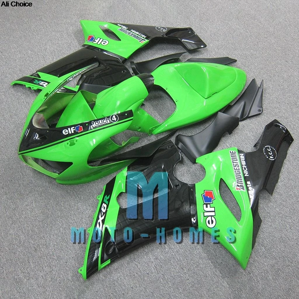 DIY Motorcycle Fairing for Kawasaki Ninja ZX6R 05 06 ZX-6R 636 2005 2006 100% Fit Street Circuit Wrecked Rebuild Bike