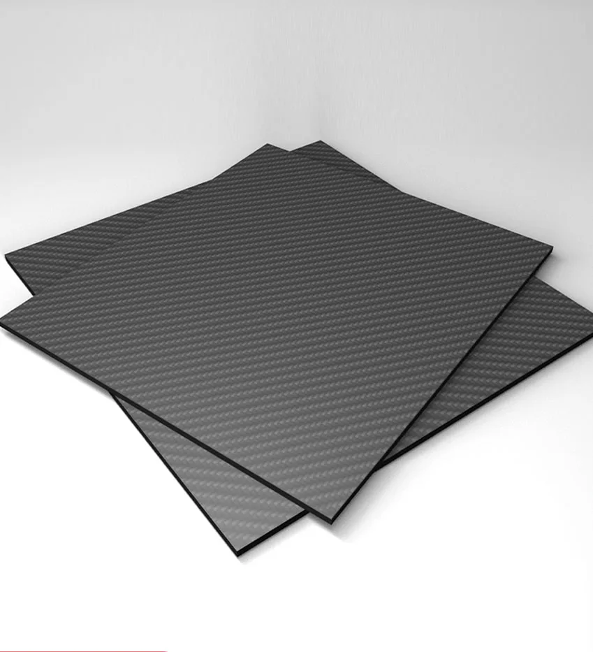 3K Carbon Fiber Board high Composite Hardness Material Carbon Board Panel Sheet 02mm~5mm