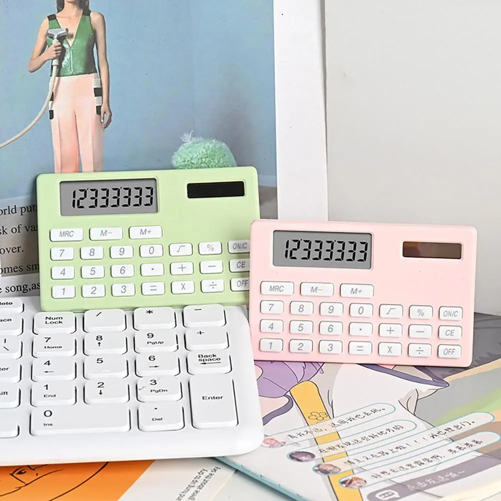 Portable Pocket Calculator 8-digit Large Display Quick Key Response Desktop Work Calculator Office Home Business Calculator