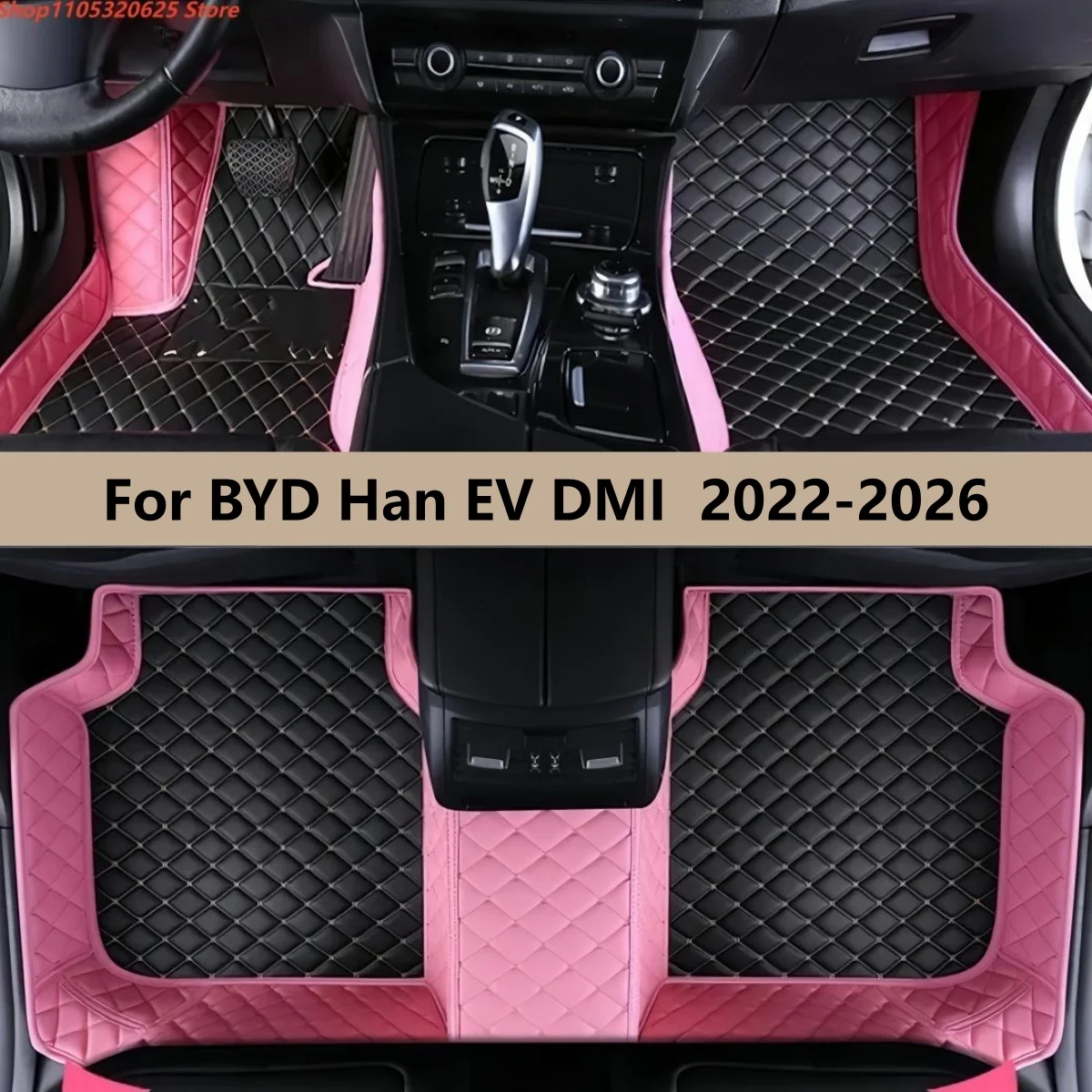 

Custom Car Floor Mats Fit For BYD Han EV DMI 2022 2023 2024 2025 2026 Auto Accessories Pads Car Foot Carpet