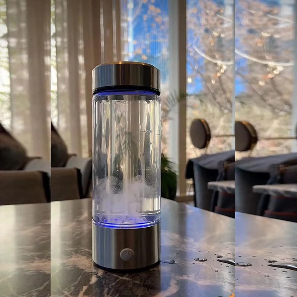 Hydrogen Water Generator Alkaline Maker USB Rechargeable Water Ionizer Bottle Super Antioxidant ORP Hydrogen-Rich Water Cup - Image 2