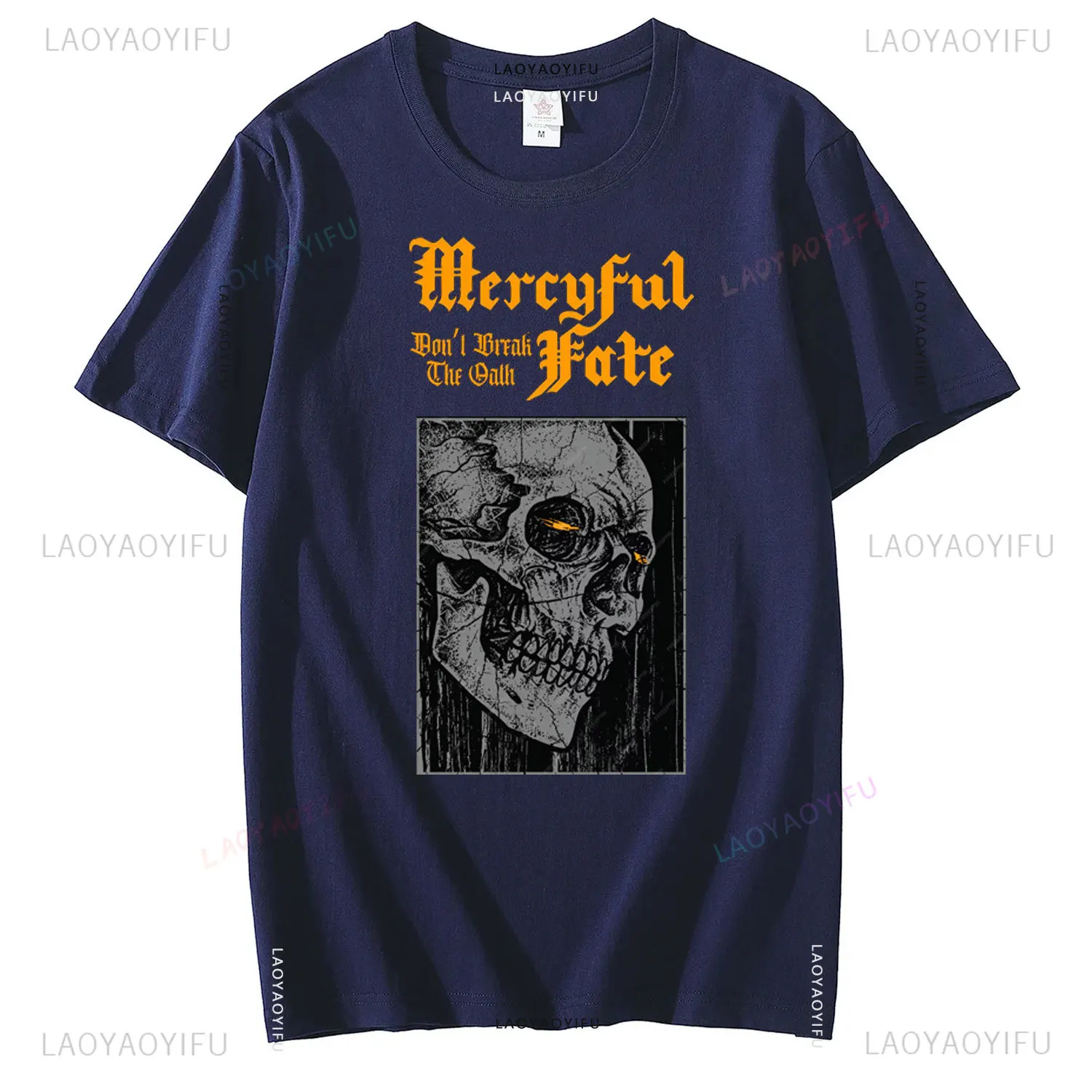 Summer Mercyful Fate Don\'t Break The Oath High Quality Cotton T-Shirt Unisex O-neck Streetwear Short Sleev Heavy Metal Man Tops