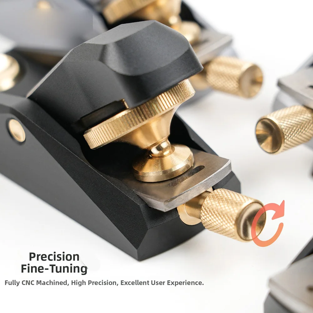 

Compact Low Angle Block Planer: Perfect For Woodworking For Mini Models Low Angle Block Planer With Adjustable Mouth