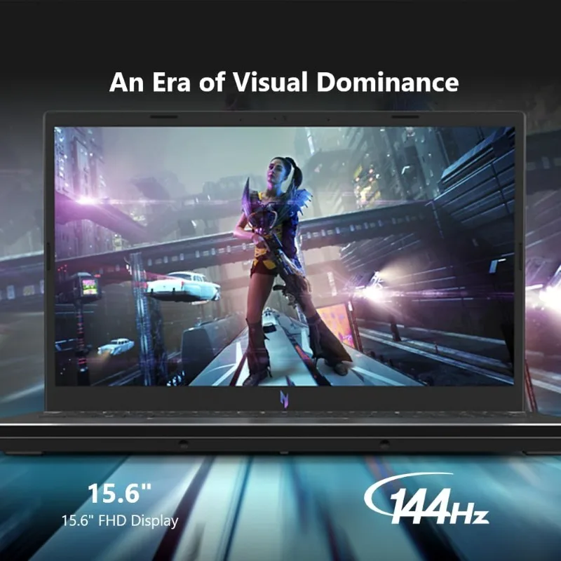 كمبيوتر محمول Nitro V للألعاب معالج Intel Core i5-13420H NVIDIA GeForce RTX 4050 وحدة معالجة الرسومات للكمبيوتر المحمول مقاس 15.6 بوصة FHD IPS 144 هرتز