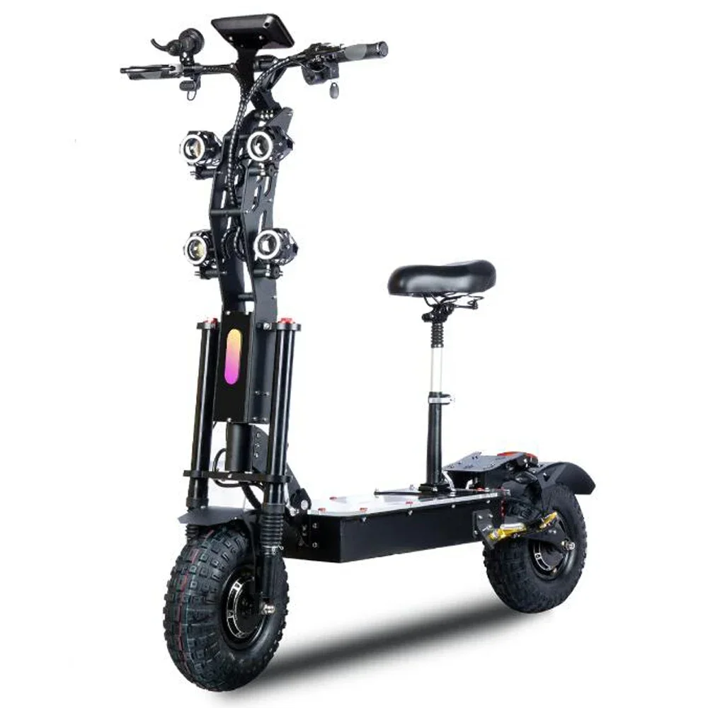 

For Toursor Stock Scooter 60V 72V E Scooter Dual Motor 8000W 10000W 14 inch Electric Scooter NJU