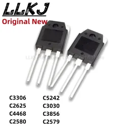 1pcs 2SC3306 2SC2625 2SC4468 2SC2580 2SC5242 2SC3030 2SC3856 2SC2579 TO3P POWER TRANSISTORS TO-3P