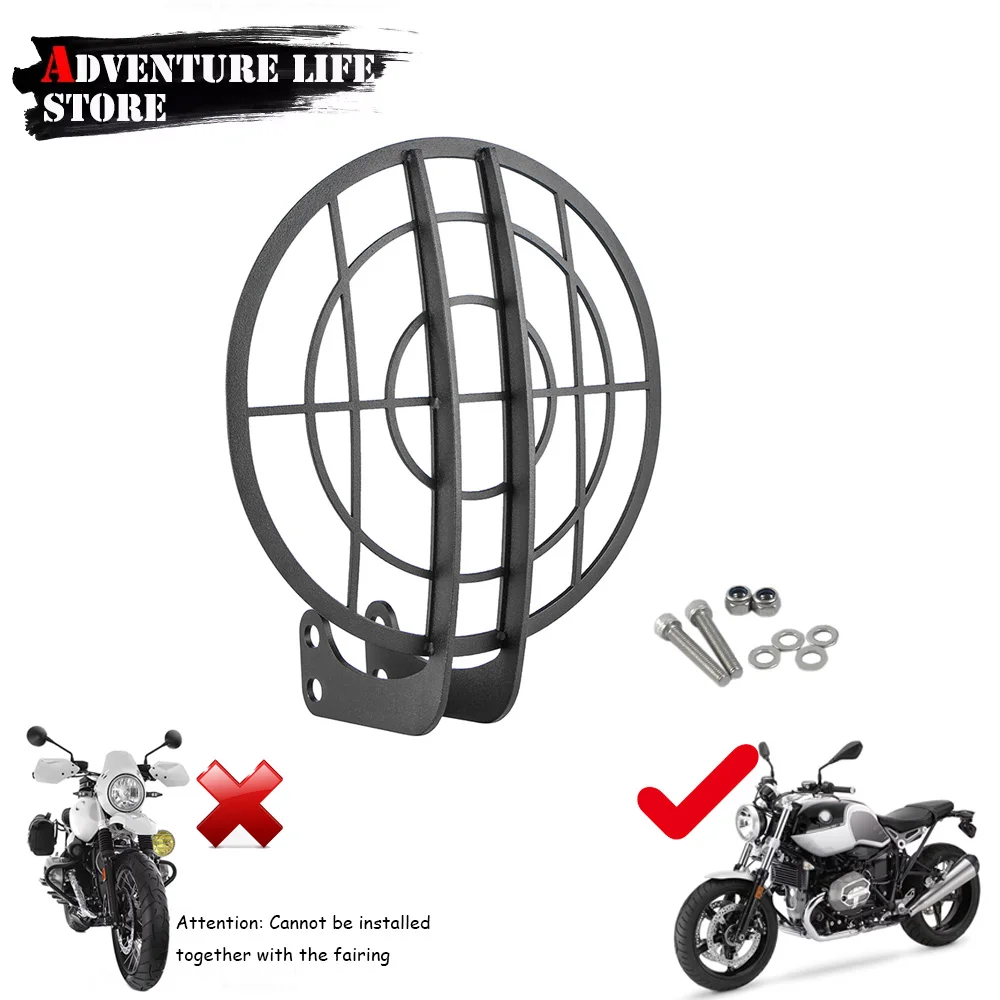 Für BMW R NEUN T RNINET R9T R 9 T Racer Reine Städtischen Scrambler 2014-2020 Motorrad Scheinwerfer Schutz protector Grille Grill Abdeckung