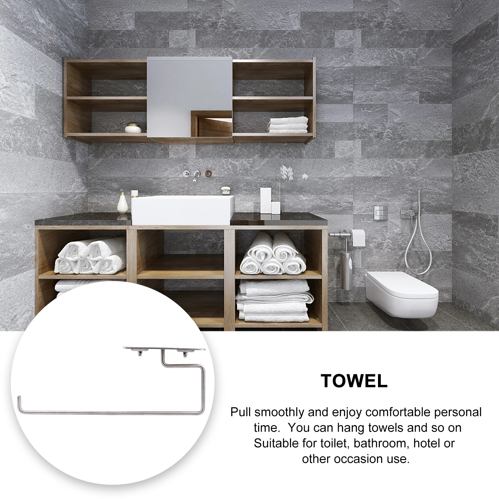 

Stainless Steel Toilet Paper Holder Roll Paper Rack Self-Adhesive Storage Stand Durable Wall Mounted Tissue Dispenser Easy