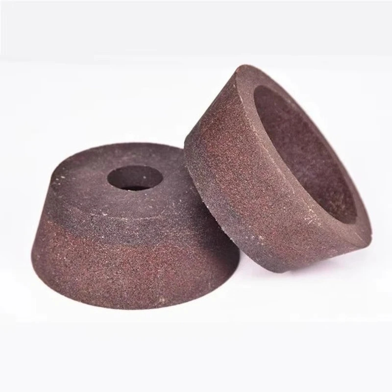 Oversize D200/300mm Bowl-shaped/cup-shaped resin grinding wheel Hardness K~P grade High hardness resin abrasive wheel G#36~#46