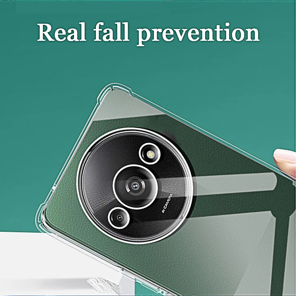 Transparent Phone Case for Xiaomi Redmi A3 A2 A1 Plus Shell Protective Camera Back Clera Covers Redmi A 3 2 1+ Note 13 Pro 4G 5G