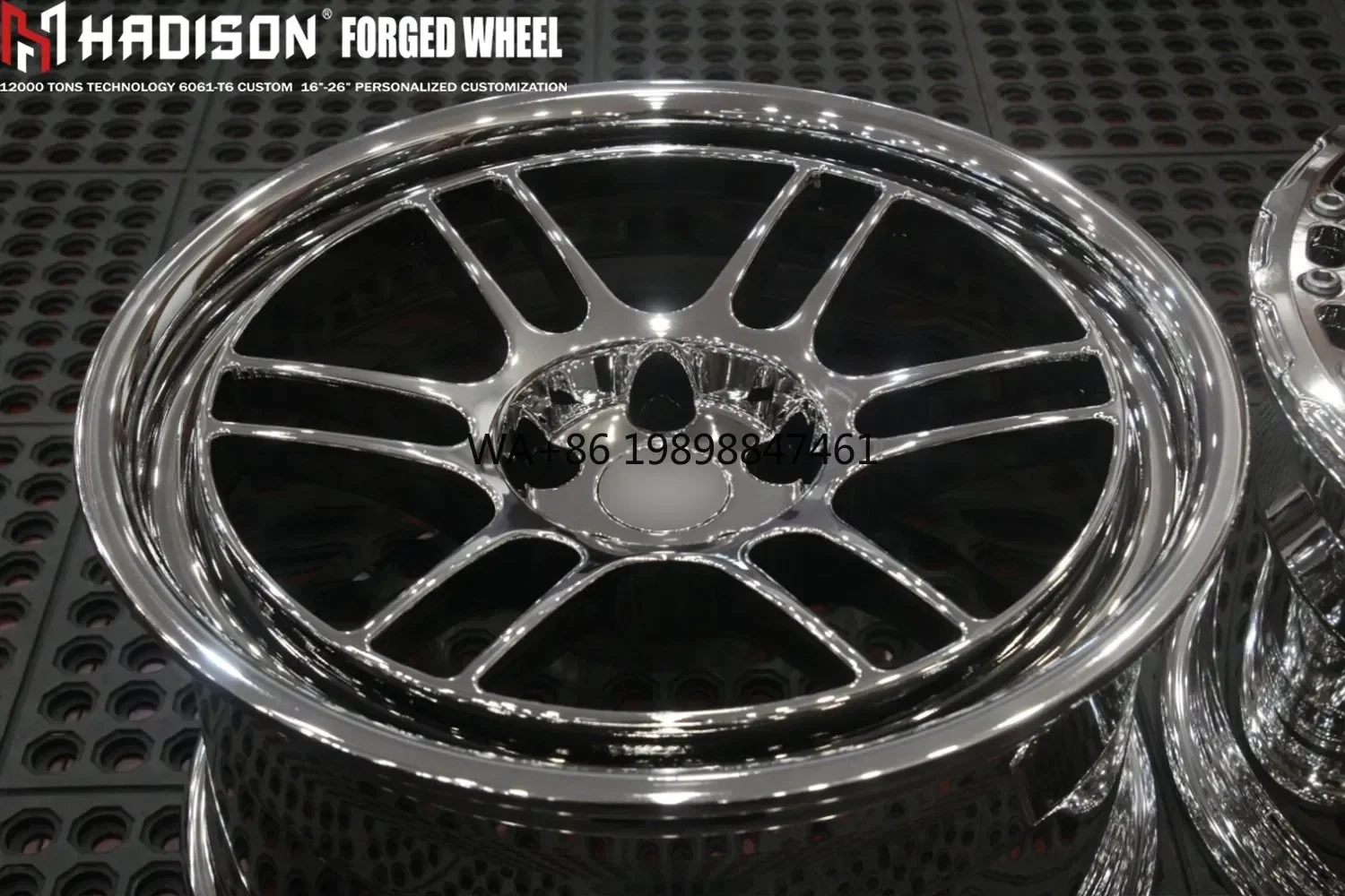 

Hadison Hdbl-12 Customizable Offset/Color Beadlock Forged Wheel 17X10 17X11 18X12 Forged Wheel Rims for Car Mods