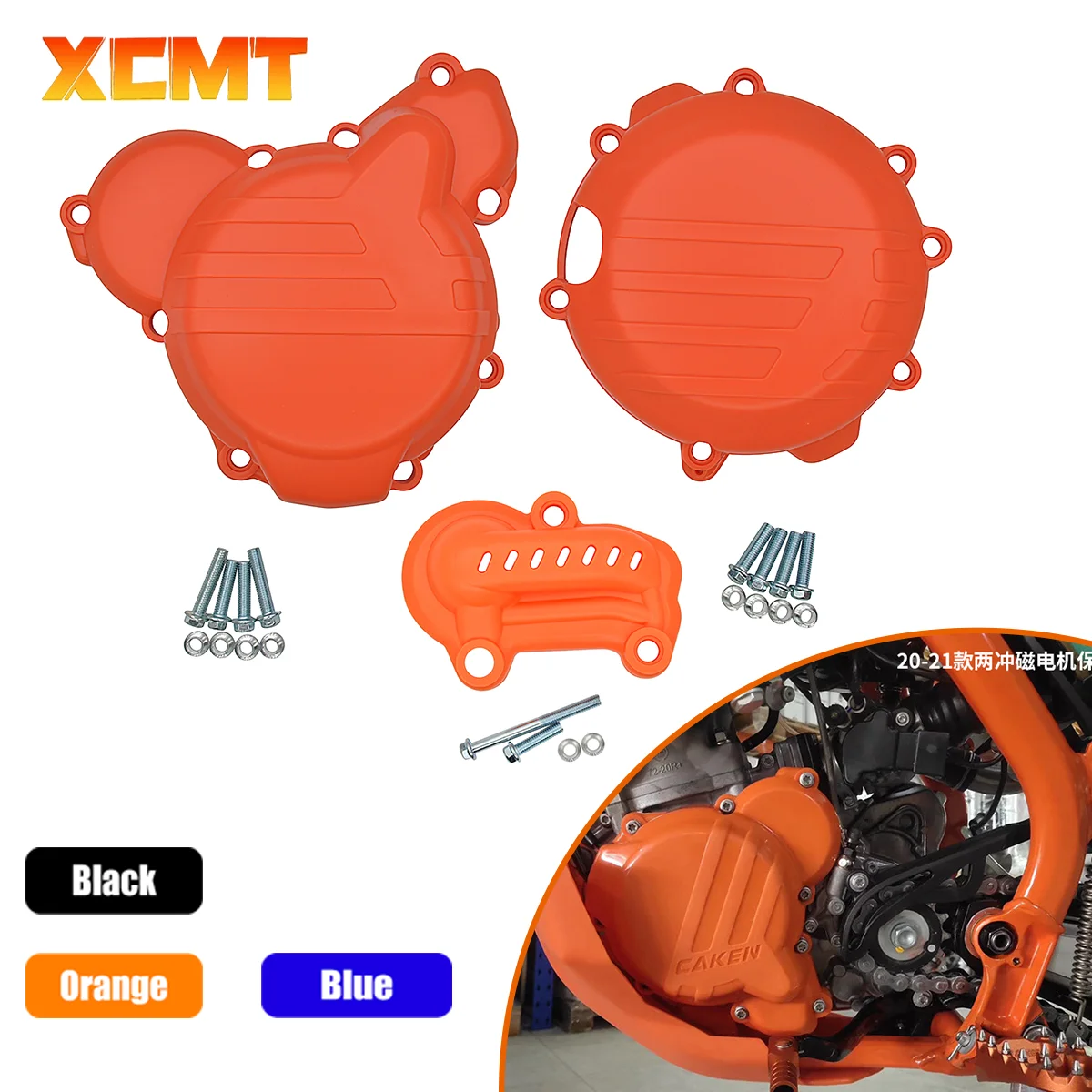 

For KTM Motorcycle Engine Protection Clutch Guard Water Pump Cover Ignition EXC XC-W TPI 250 300 SX XC XCW TC TX TE 2019-2022