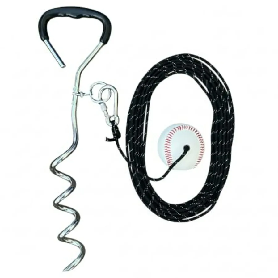

Baseball Softball Swing Trainer Practice Your Swing in The Backyard with a Real Ball Get 50 Feet of Flight Feedback Ages