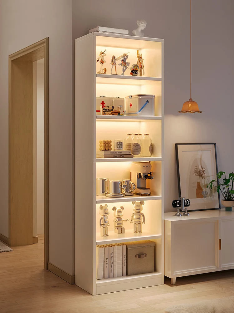 Shelves, home bookshelves, simple floor storage, aisles, living rooms, multi-layer corner bookcases