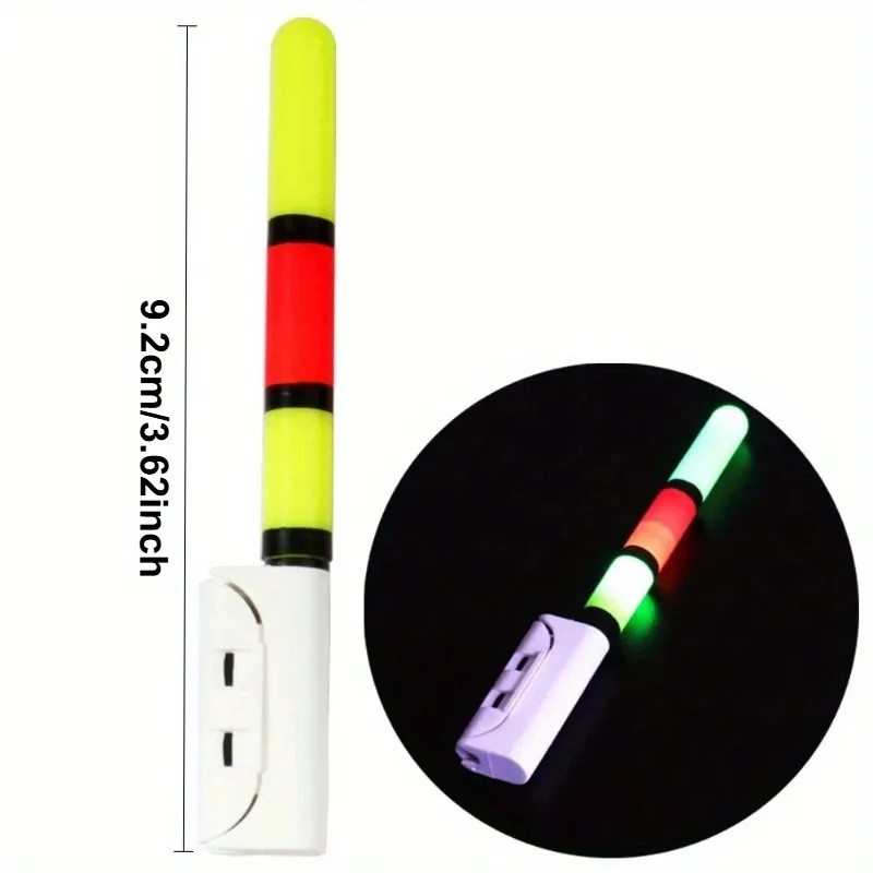 5-piece Set Including 2pcs Bite Indicators and Night Fishing Indicator (1pc Charger+2pc RechargeableCR425 3.7V Lithium Battery) - view 6