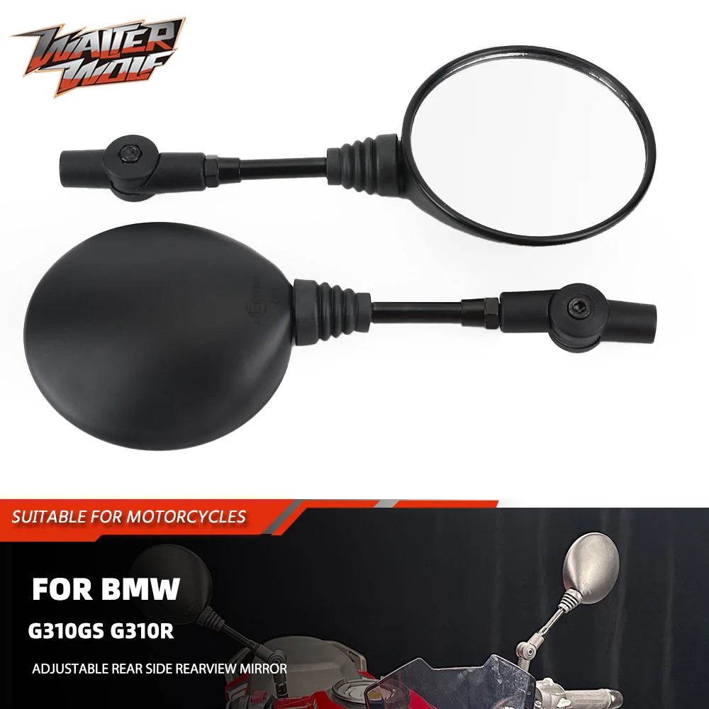 

For BMW G310GS G310R G310 GS/R G 310GS 310R E9 Certification Motorcycle M8/M10 Side Rearview Mirrors Foldable Rear View Mirror