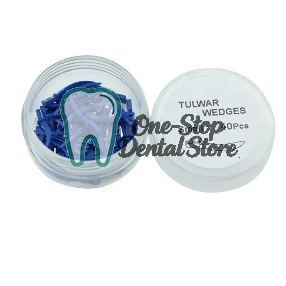 

Dental Wedges for Sectional Matrix System Refill Plastic Tulip Wedges with Hole Disposable Dentist Products for Restorative Work