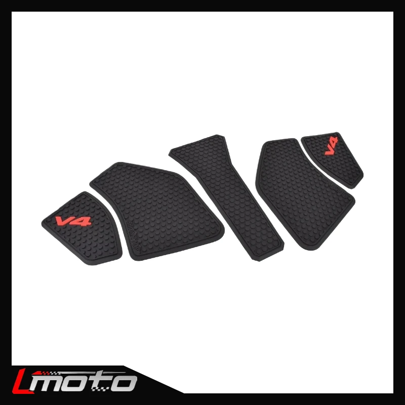 خزان وقود دراجة نارية منصات مضادة للانزلاق واقية الجر ملصق قبضة الركبة الغاز الشارات ل Ducati Panigale V4 2018-2024 فولت 4 #1