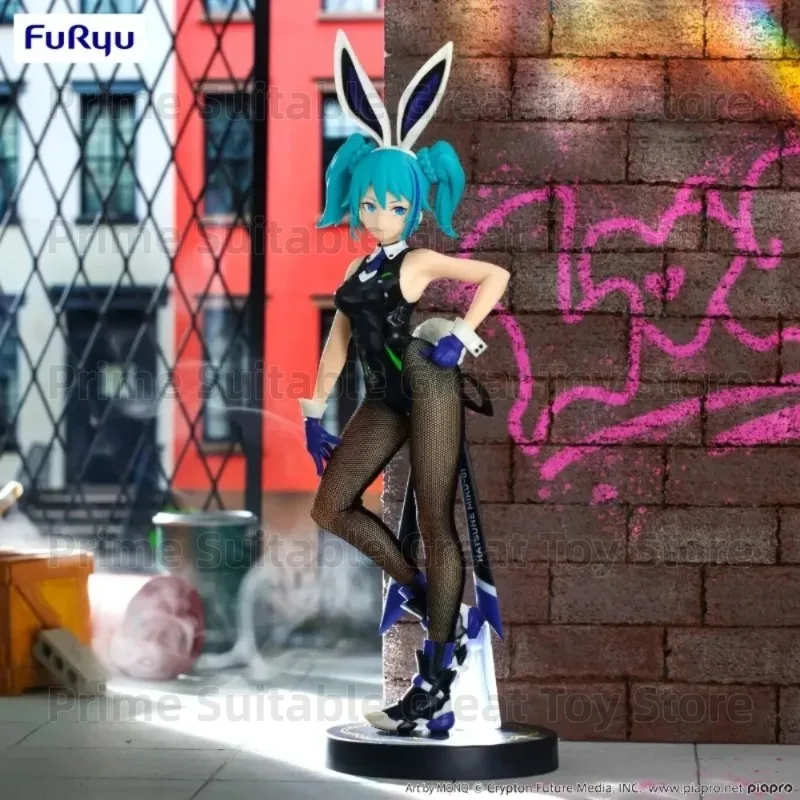 【在庫あり】フリュー-ピアプロキャラクターズ-初音ミク-bicute-bunnies-ストリートバイオレットカラーver-30cm-アニメフィギュアモデル-ギフト＆コレクション