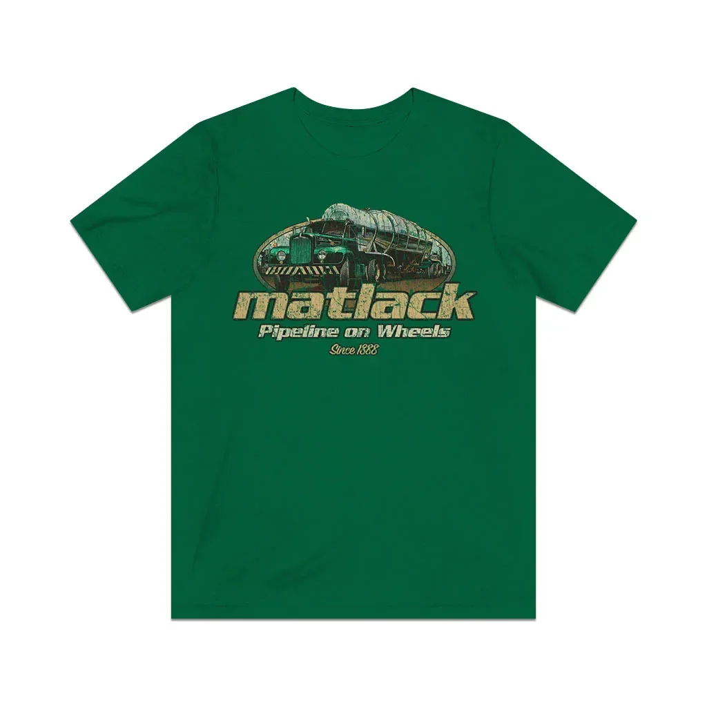 Matlack Pipeline on Wheels 1888 Vintage Men's T-Shirt