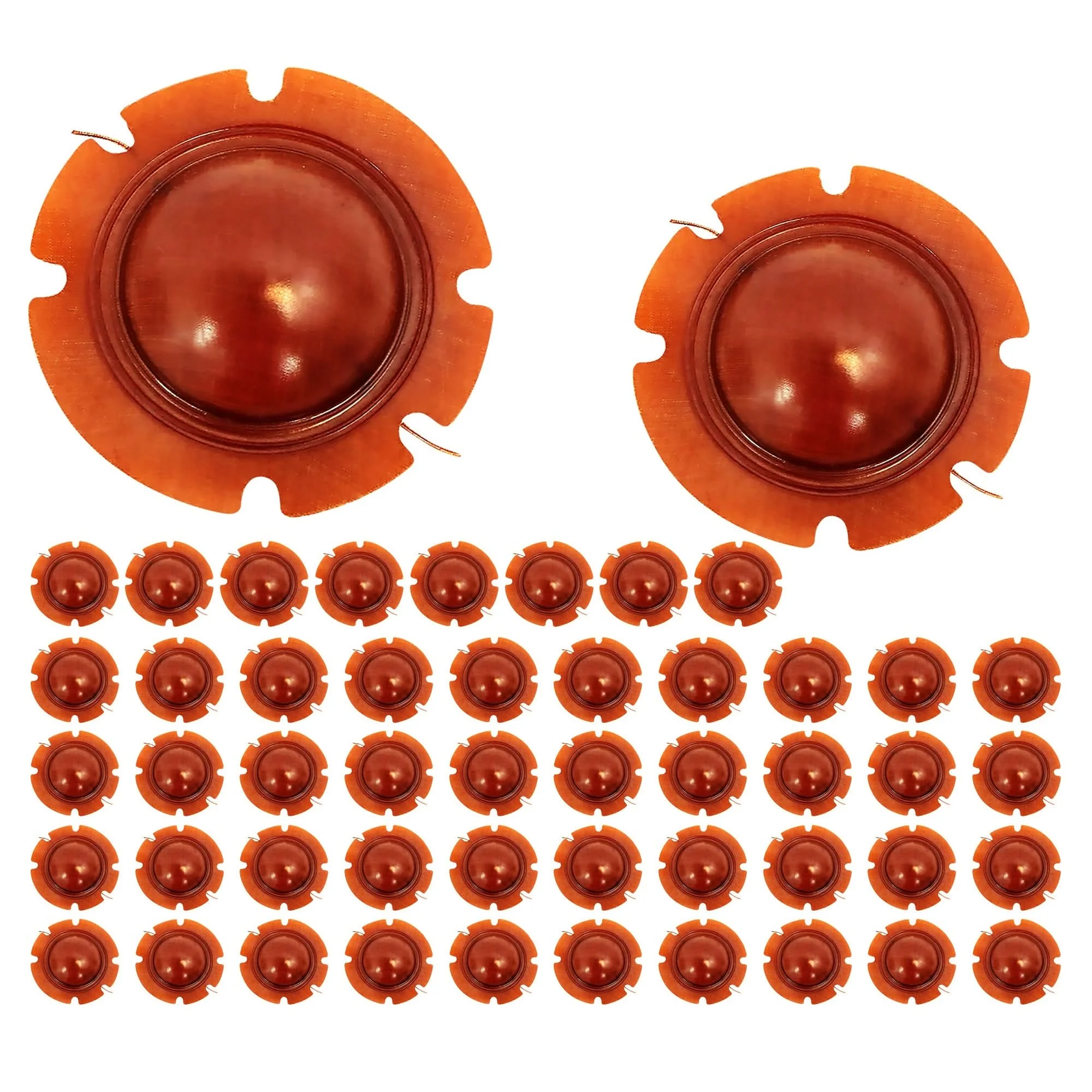 

5 Core 2 Inch Diaphragm Replacement 50 Pack Phenolic Voice Coil 51mm + Kapton Former Diameter Horn DP1 50PCS