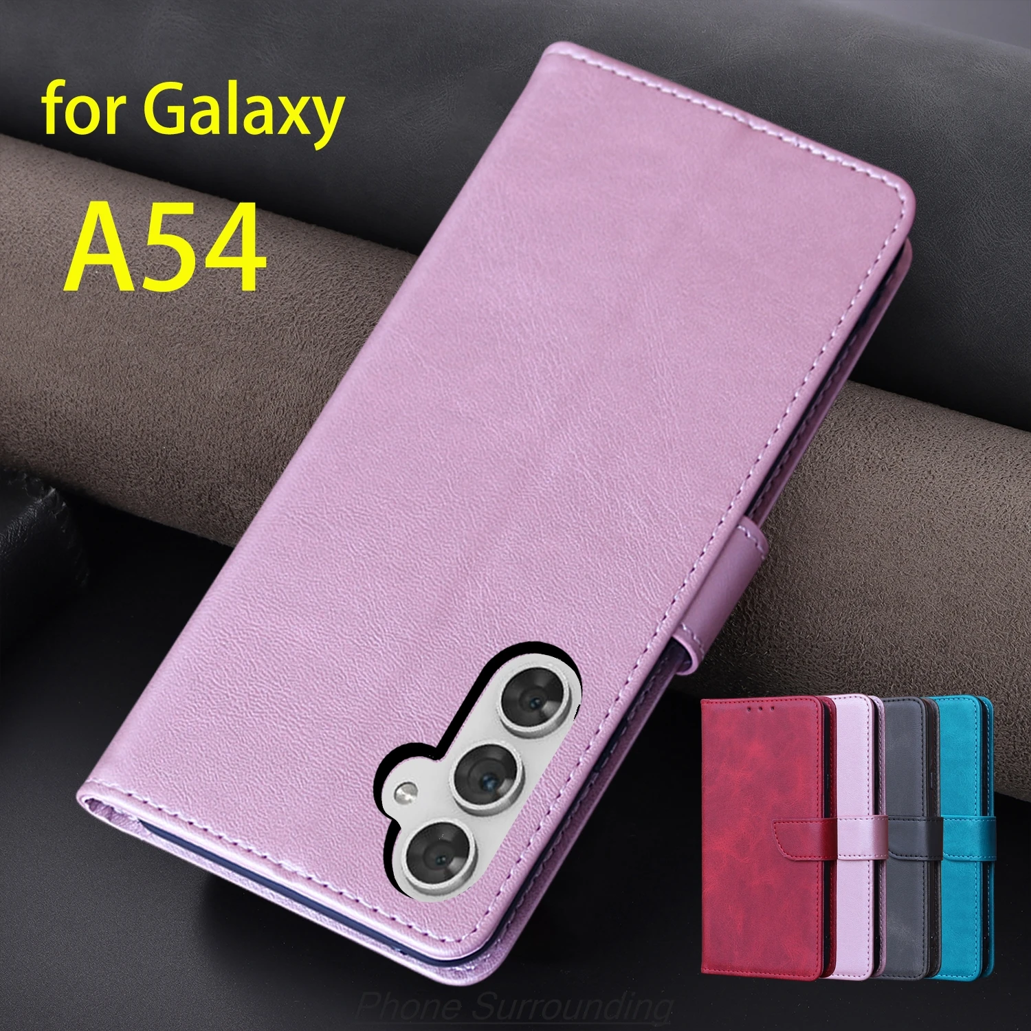 Wallet Flip Cover Leather Case for Samsung Galaxy A54 5G SM-A546E/S/V/W Pu Leather Phone Bags protective Holster Fundas Coque