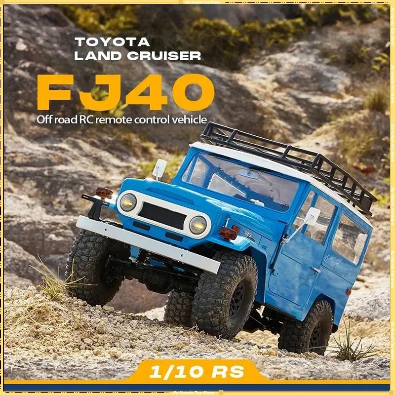 Fms 1/10 Fj40 wspinaczka terenowa 4wd Rc pilot elektryczny Model symulacyjny zabawka dla dorosłych prezent Rtr