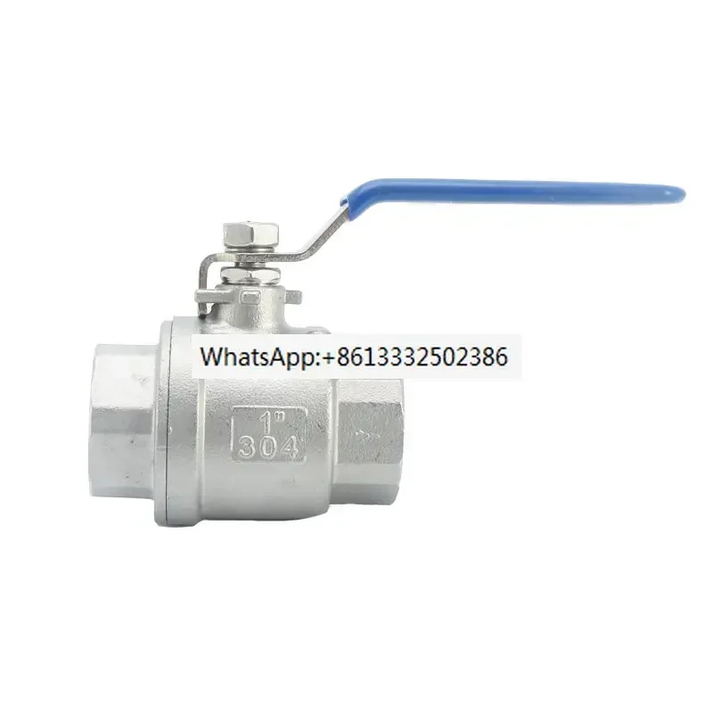 

304 stainless steel/two-piece ball valve/Q11F16P2PC internal thread/screw thread/connection