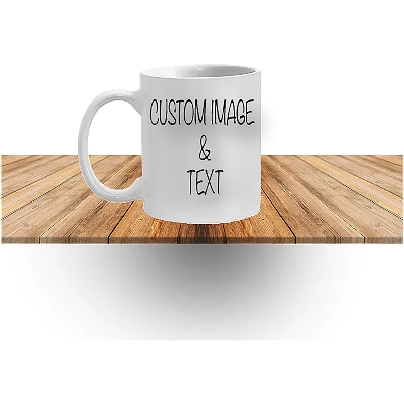 Personalized Text Upload Your Image with Different Designs, 11 ounces