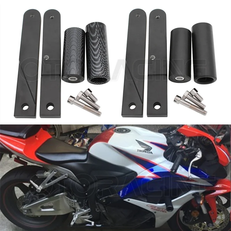 

Motorcycle Black /Carbon Frame Sliders Falling Protection For Honda CBR600RR CBR 600RR 600 RR 2009 2010 2011 2012