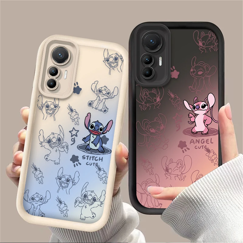 Disney Stitch Angel Case for Xiaomi 14T 13T 12T 11T 13 12 11 Lite 5G NE POCO X6 X5 F6 F5 F3 X4 GT X3 NFC M5S C65 M6 Pro 4G Cover image 3
