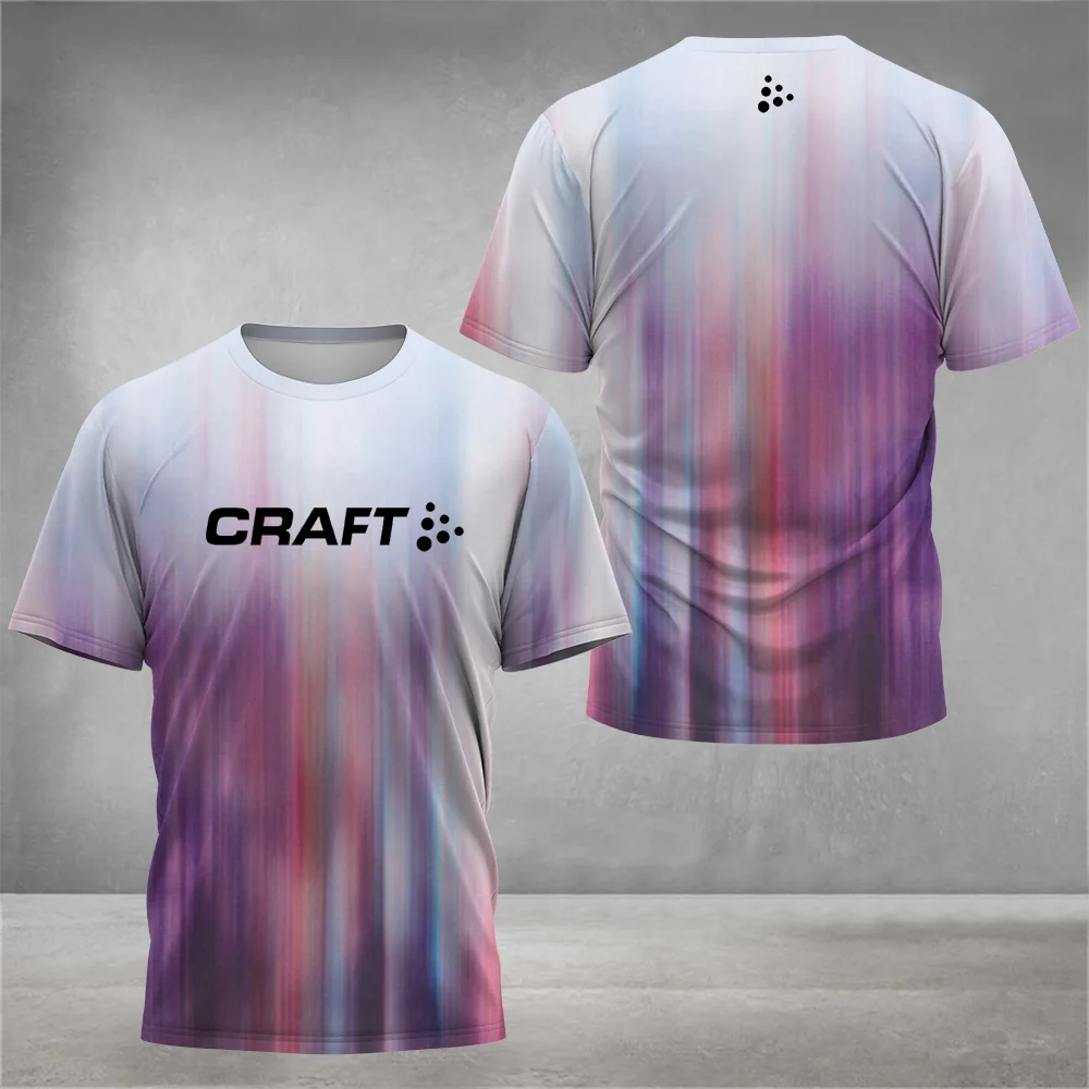Fashion Tie-Dye Printed Crew Neck T-Shirt For Men 2024 Summer Men's Clothing New Quick-Drying Badminton Tennis Short Sleeve Top image 5