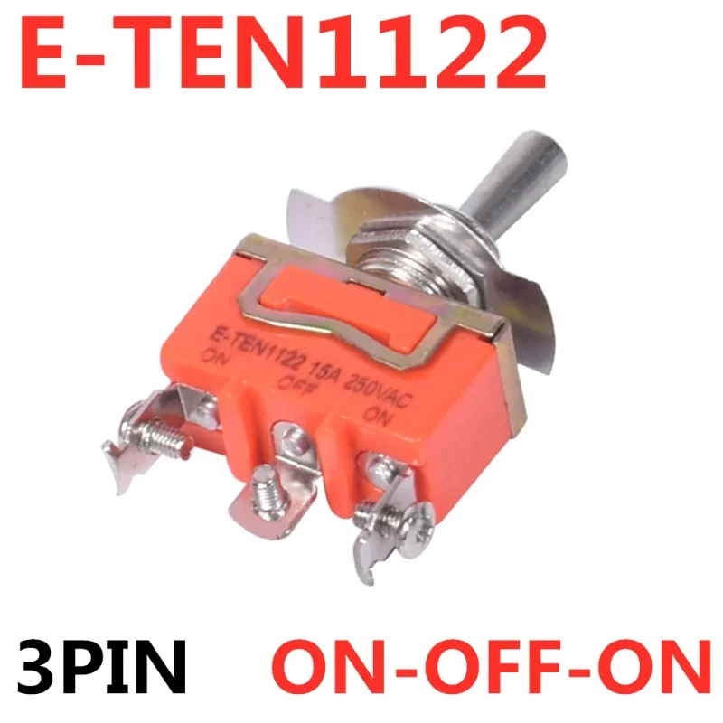 1pc New High Quality 15A 250V SPST 2 4 6 Terminal ON OFF Toggle Switch Self-locking Waterproof cap