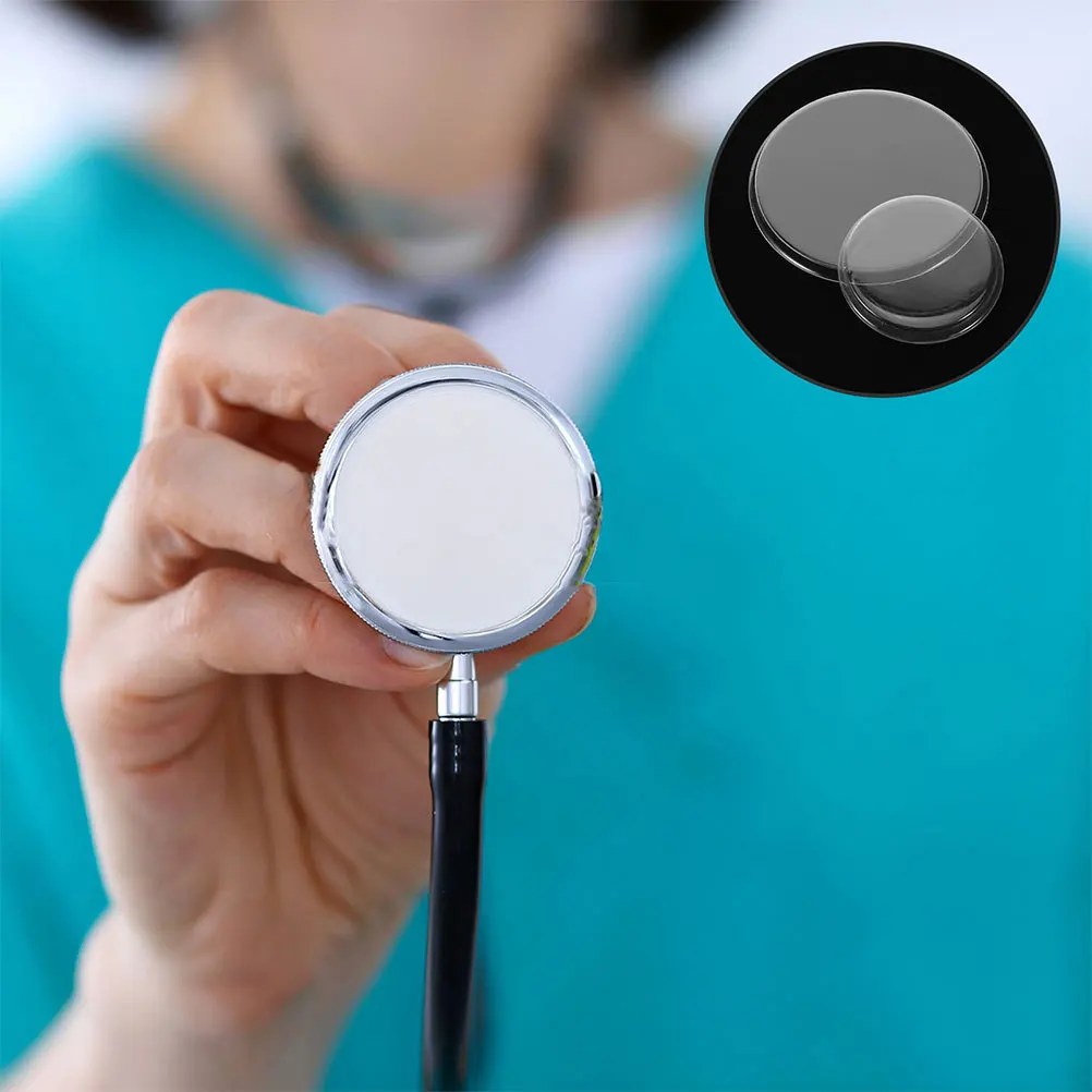 

4 шт. сменная диафрагма для стетоскопа для взрослых и детского использования, аксессуары для стетоскопа для врача, детали диафрагмы, улучшенный звук