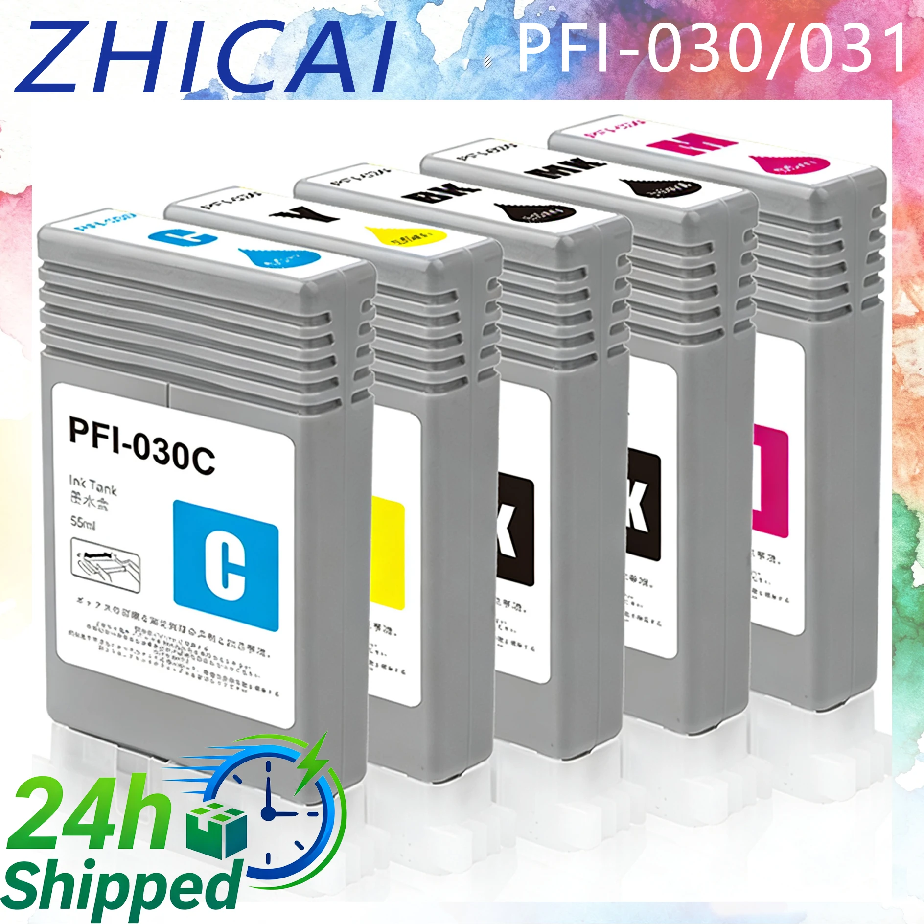 PFI-030 PFI031 PFI 030 cartucho de tinta Compatible TA20 30 completo con tinta pigmentada para Canon ImagePROGRAF TA-20 TA-30 TM-240 TM-340